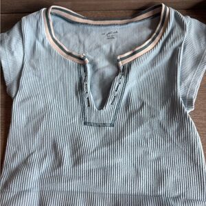 Urban Outfitters Blue Out From Under Go For Gold Top